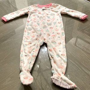 Carter’s zip up footy pj’s size 2t great condition